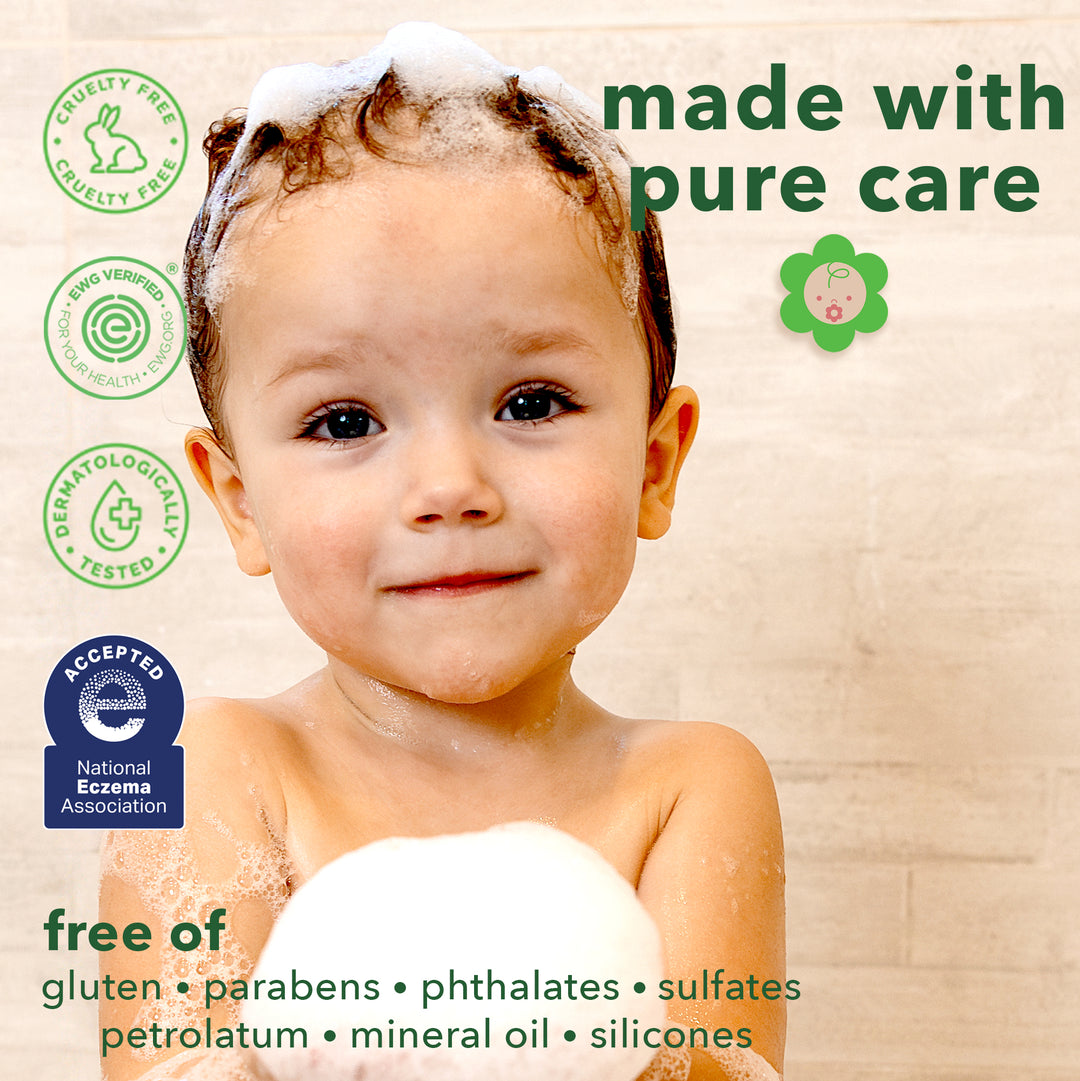 Squeaky Clean 2-in-1 Baby Shampoo + Body Wash - Fragrance Free