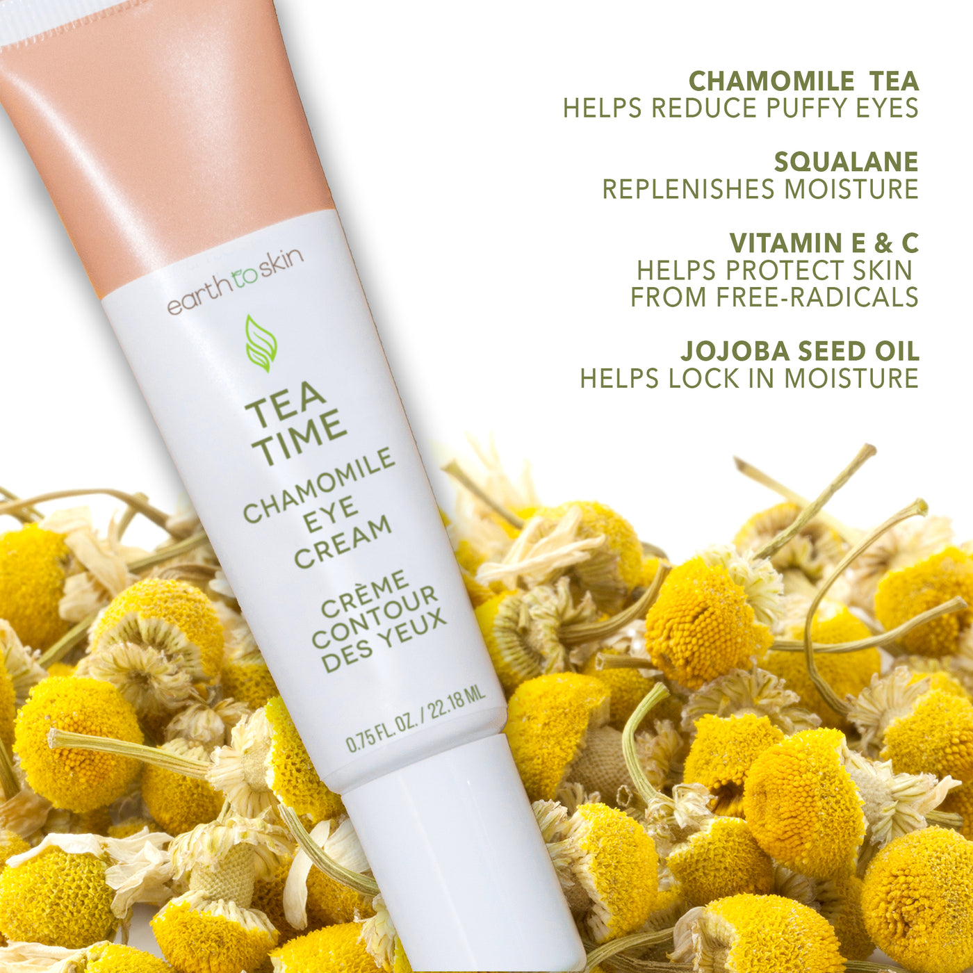 Chamomile Tea Eye Cream for Puffiness