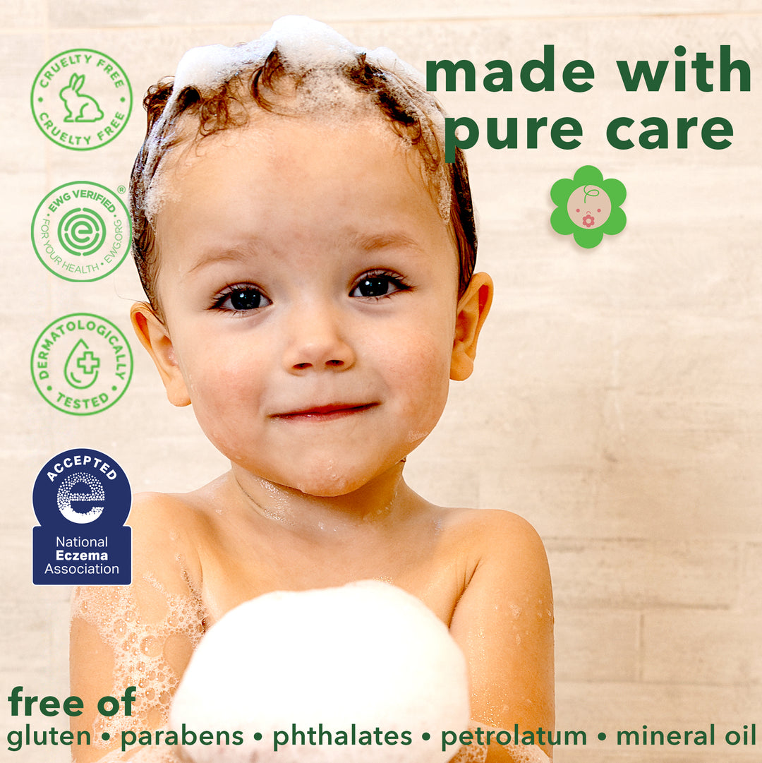 Squeaky Clean 2-in-1 Baby Shampoo + Body Wash - Fragrance Free