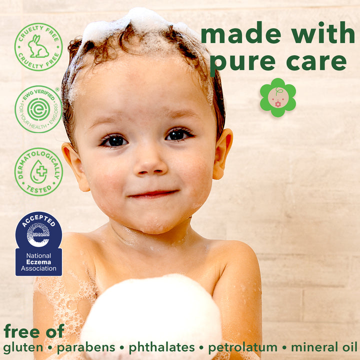 Squeaky Clean 2-in-1 Baby Shampoo + Body Wash - Fragrance Free