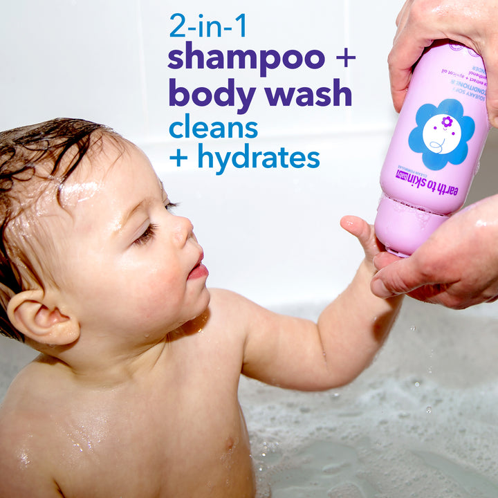 Squeaky Clean 2-in-1 Baby Shampoo + Body Wash - Lavender