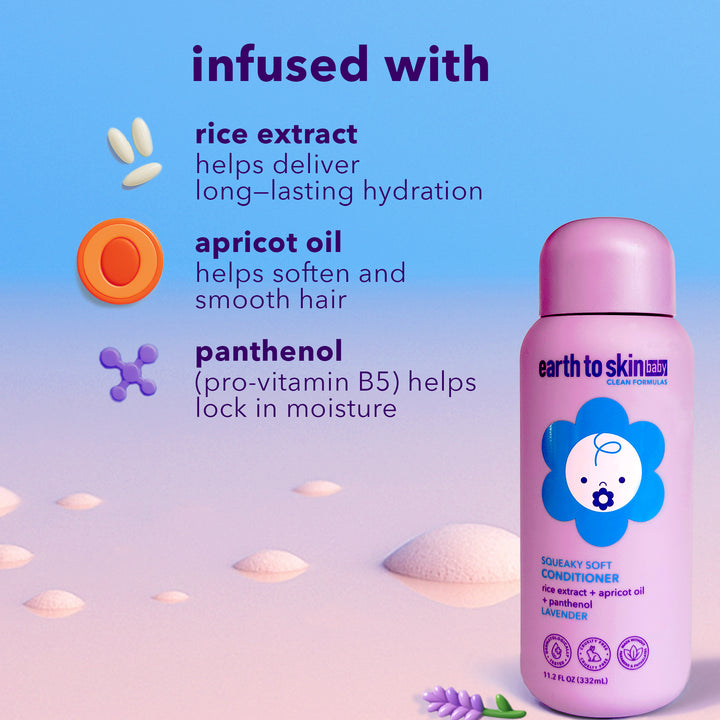 Squeaky Soft Baby Conditioner - Lavender