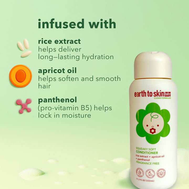Squeaky Soft Baby Conditioner - Fragrance Free