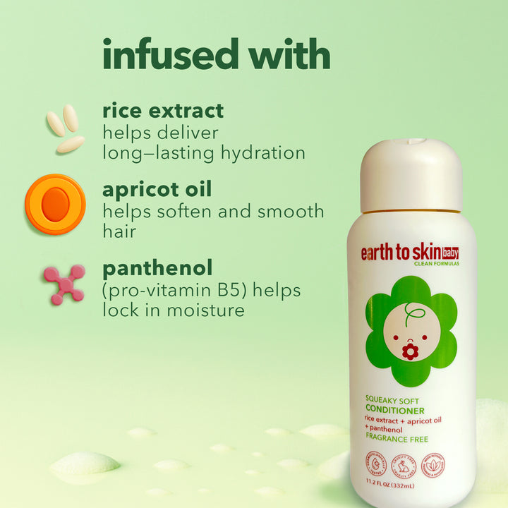Squeaky Soft Baby Conditioner - Fragrance Free