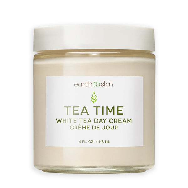 Tea Time White Tea Day Cream | Face Tightening Cream – EarthToSkin